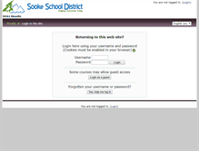 Tablet Screenshot of moodle.sd62.bc.ca