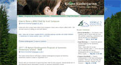 Desktop Screenshot of naturekindergarten.sd62.bc.ca